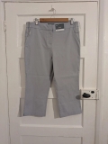 Matalan Papaya Crop Trousers Grey Brand New Size 14 High Rise