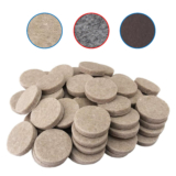 Felt pads 25mm round furniture pads. 5mm thick chair leg floor protectors