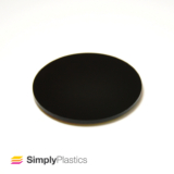 Perspex® Laser Cut Black 962 Acrylic Plastic Discs Circles / Multi-packs