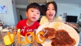 Home Cooking is the best! Home made Donkatsu (fried pork cutlet) #vlog #homecooking #donkatsu