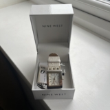 Nine West Watch Ladies Bangle Type Gold Tone Boxed
