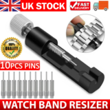 11pcs Remover Resizer Pin Watch Repair Tool Kit Adjuster Watchmakers Band Link