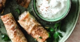 Crispy Musakhan Rolls with Chicken