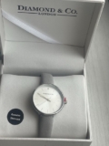Diamond & Co Womens Watch With Genuine Diamond