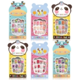 12 Sets x Kids False Nails Pre-Glued Individually Boxed Many Designs Colours