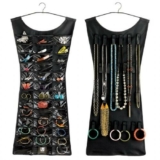 LITTLE BLACK DRESS JEWELLERY TRAVEL HOME ORGANIZER necklace bracelet ear rings