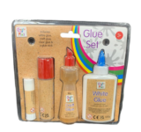 4 Pack Activity Glue Set for Art & Craft Projects, Best For Kids Create and Play