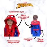 Spiderman kids dressing gown robe ( boys girls children marvel nightwear not pjs