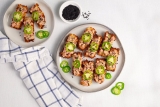Crispy Sushi Rice Cakes with Spicy Ponzu Tuna Recipe