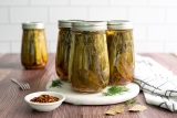 Shelf-Stable Dill Pickle Spears for Winter Snacking