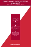 Gendered Labour Precarity and the Limits of Law Reform in Hong Kong (HKLJ)