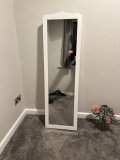 Wall Mounted Jewellery Armoire with Mirror
