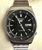 Vintage Seiko Automatic 17 Jewels Men Watch, Day/Date, Used. I-06