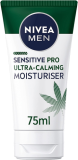 NIVEA MEN Sensitive Pro Ultra Calming Moisturising Cream (75Ml), Face Care Moist
