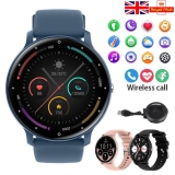 Large Screen Bluetooth Talking Smart Watch Multi-function Voice Assistant Black