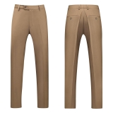 👌 Men’s Oversized Solid Color Suit Pants Men’s Business Straight Leg Suit Pants