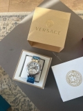 £945 NEW Versace Aion Men’s Silver Chronograph Watch VBR040017