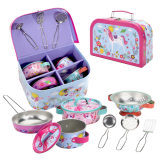 SOKA UNICORN Kids Kitchen Set Toy Pots and Pans Set Toy Kitchen Accessories
