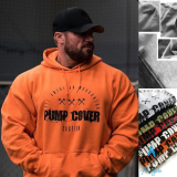 HOT Men Gym Muscle Fit Bodybuilding Hoodies Workout Sweatshirt Pullover Fitness