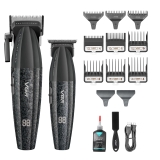 VGR Professional Barber Cordless Hair Clippers Men Set Beard Hair Trimmer Kit