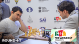 2025 FIDE World Cup Round 6.1: Yakubboev Draws 1st Blood, Crosses 2700 Live Rating