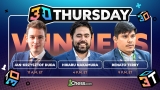 Duda, Nakamura, Terry Win 3 0 Thursday