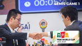 FIDE World Cup 2025, Semis Game 1: Wei Yi Escapes In Style Vs. Esipenko