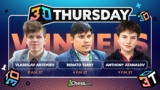 Terry Wins 3 0 Thursday For Third Straight Week, Joined By Artemiev and Atanasov