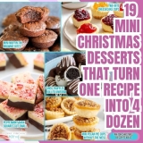 19 Mini Christmas Desserts That Turn One Recipe Into 4 Dozen