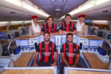 Emirates’ First A380 Touches Down In Jakarta, Flying AC Milan Home After Their Summer Tour