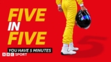 BBC Sport quiz: Five in Five Formula 1 quiz No 1