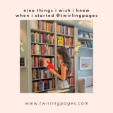 happy ninth birthday, twirling pages!