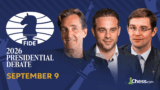 Chess.com To Host Live FIDE Presidential Debate With Buettner, Turlov, Rosenstein