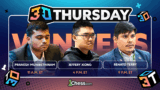 Xiong Nearly Perfect In 3 0 Thursday