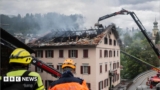 Five missing after fire in Alpine town in Switzerland
