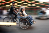 ladies on a becak