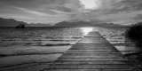light behind the jetty …