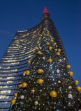 Christmas tree in Milan