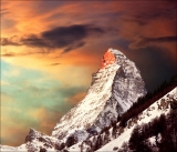 A new day – winter landscape
