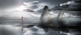 Clouds on the sea