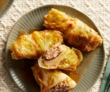 Lebanese Stuffed Cabbage Rolls with Beef