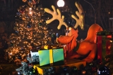 Magical christmas night at disneyland