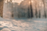 Snowy Sunset