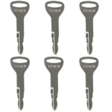 6 Pcs Replacement Forklift Keys, Equipment Ignition Keys Replaces A62597 for Toyota Forklift ToyNew 57591-23330-71