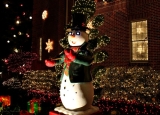moving snowman