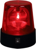 3-Inch 360° Stage Strobe Warning Light – Police Car Beacon Siren, Disco Party DJ Light (Red)