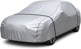 Silver Weatherproof Car Cover,PE Film Waterproof Full Car Cover,Elastic Band