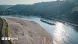 Rhine falls to record low levels as drought strains Europe’s rivers