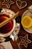 Red Christmas tea