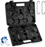 26pcs Brake Caliper Rewind Tool Universal Wind Back Kit (Black)